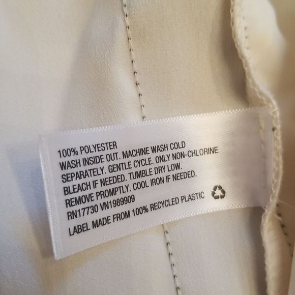 Future Collective High Rise Wide Leg Ivory Trousers W/Black Side Stripe NWT 4X - Picture 9 of 15